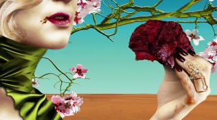 Dining in Almonds Blossoms